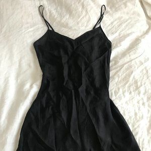 Organic by John Patrick Black Slip Dress M